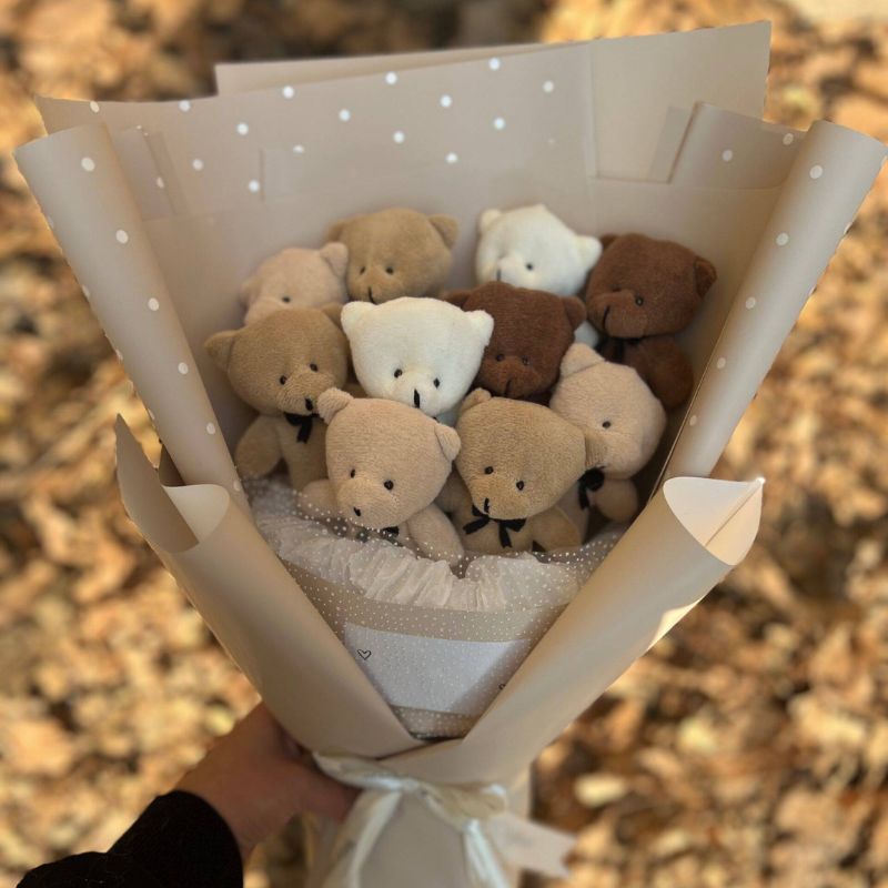 بوکت خرسی طرح دسته گل کد 113