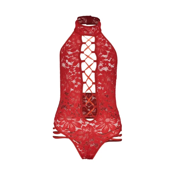 لباس خواب زنانه بادی گیپور قرمز