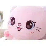 عروسک گربه صورتی بامزه با قلب براق ارتفاع 25 سانتی متر - Image 4