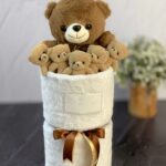 بوکت عروسک خرس قهوه ای روشن