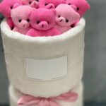 بوکت پولیشی عروسکی صورتی – هدیه فانتزی و رمانتیک - Image 2