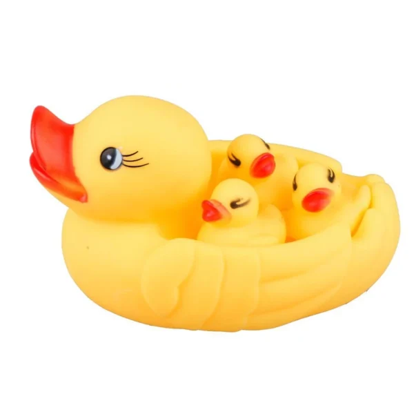 ست اسباب‌ بازی اردک پلاستیکی مخصوص حمام کودک