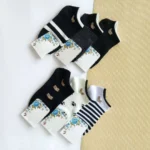 جوراب ساق کوتاه مدل تدی بسته 6 عددی - Image 10