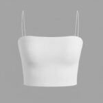کراپ‌تاپ زنانه مدل بند ماکارونی - Image 5
