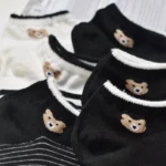 جوراب ساق کوتاه مدل تدی بسته 6 عددی - Image 5