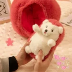 عروسک مدل جوجه تیغی سورپرایزی سیب کد JI110 ارتفاع 35 سانتی‌متر - Image 3