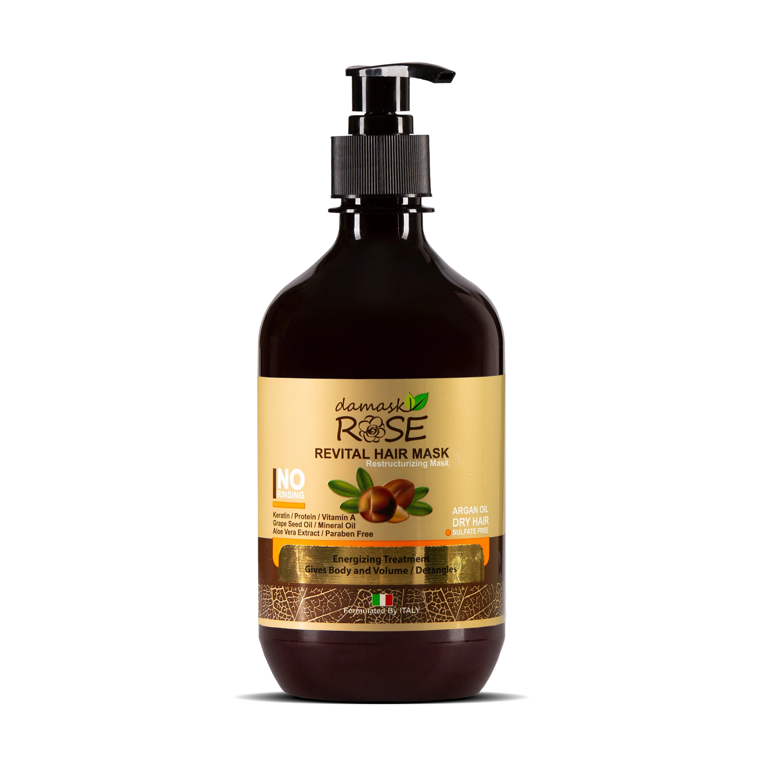 83ad2a96aeb9e051343b3c561e2d3b6fd0265795_1636311498 ماسک مو داماسک رُز مدل آرگان حجم 500 میلی لیتر - Image 1