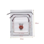 کیف لباس زیر زنانه طرح خرسی کد broun-25 - Image 13