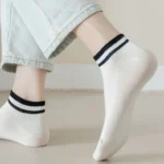 جوراب ساق کوتاه زنانه مدل BRW5 بسته 5 عددی - Image 6
