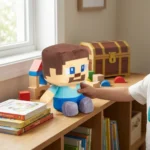 عروسک طرح ماینکرافت مدل استیو کد JI110 ارتفاع 25 سانتی‌متر - Image 2
