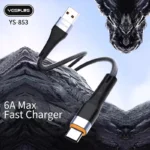 کابل تبدیل USB به USB-C یس پلاس مدل Fast charge 6A طول 1 متر - Image 4