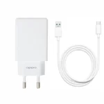 شارژر دیواری 10 وات اوپو مدل AK933YH به همراه کابل USB-C