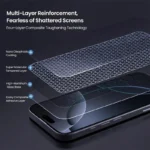 محافظ صفحه نمایش ال کا جی مدل بی حاشیه مناسب برای گوشی موبایل سامسونگ Galaxy S24 Ultra - Image 2