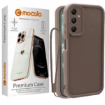 کاور موکولو مدل Silicone Puffer Strap مناسب برای گوشی موبایل سامسونگ Galaxy S23 FE 5G / S23 FE به همراه بند آویز