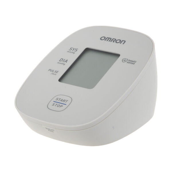 فشارسنج بازویی دیجیتال امرن مدل M1 Basic با سایز کاف 22 تا 32 سانتی‌متر، نمایشگر LCD، اندازه‌گیری فشار خون و ضربان قلب، نشانگر آریتمی، منبع تغذیه باتری قلمی AA و قابلیت ذخیره نتیجه آخرین تست