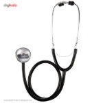 فشارسنج بازویی عقربه‌ای اکیومد مدل KJ-106C با مانومتر بزرگ و خوانا، کاف ضد حساسیت بدون لاتکس، پیچ تخلیه برنجی با روکش کروم و گوشی پزشکی تک‌بل مناسب دور بازوی 24 تا 32 سانتی‌متر