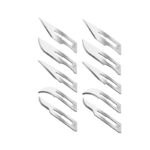 دسته تیغ جراحی مدل SQWR شماره 3 به همراه تیغ استریل کد SKJTRE002369 بسته 11 عددی