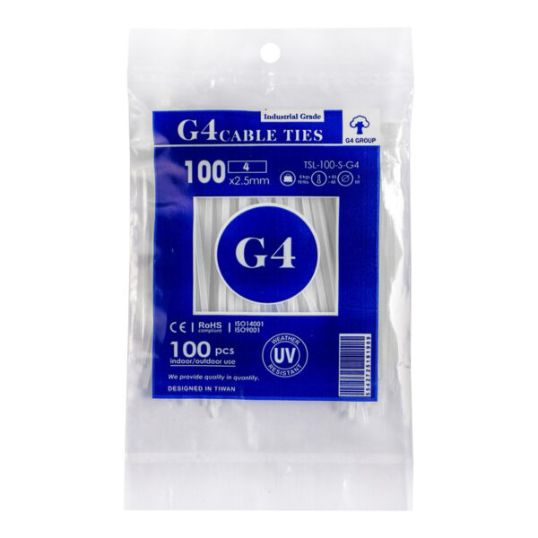 بست کمربندی جی فور مدل G4-100×2.5 بسته 100عددی