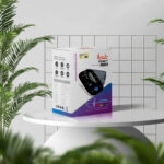فشارسنج بازویی دیجیتال فوکسی مدل BLACK با حافظه بالای 99 رکورد، قابلیت اعلان صوتی، تشخیص آریتمی، نمایش میانگین نتایج و همراه پاوربانک