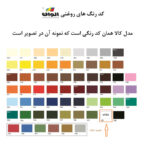 رنگ روغنی سفید براق ربعی الوان کد100 حجم 250 میلی لیتر