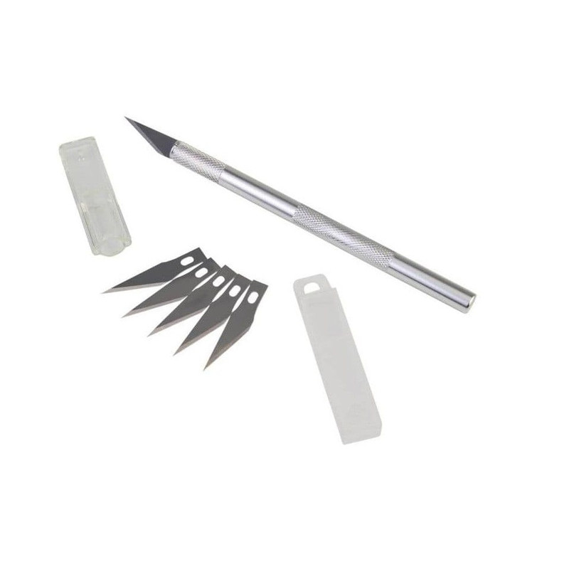 40d1755e2a726127405537bd59f279d9ccdfb688_1604734853 کاتر قلمی مدل 1819 به همراه تیغه