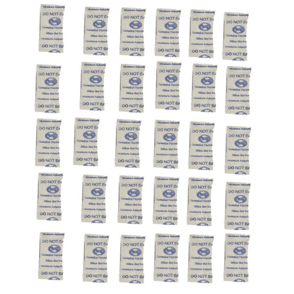 رطوبت گیر سیلیکا ژل مدل AAA وزن 1 گرم بسته 30 عددی