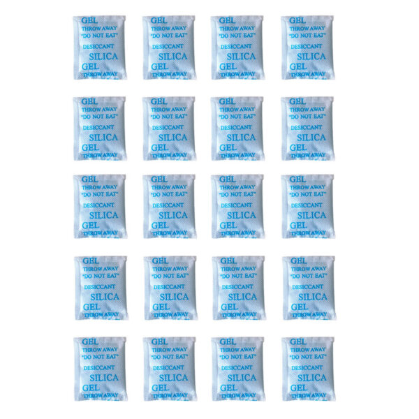 رطوبت گیر سیلیکاژل مدل RH4 وزن 1 گرم بسته 20 عددی
