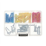 مجموعه 190 عددی دریل پیچ گوشتی چکشی شارژی 10 میلی متری 128 ولت جاب مدل JB-128 NEW Kit