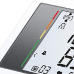 فشارسنج بازویی دیجیتال بیورر مدل BM28 با حافظه 120 رکورد برای 4 کاربر، نمایشگر LCD بزرگ، تشخیص آریتمی، هشدار خطای محاسباتی، سنجش ضربان قلب، قابلیت خاموشی خودکار و منبع تغذیه باتری قلمی و آداپتور