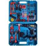 مجموعه 190 عددی دریل پیچ گوشتی چکشی شارژی 10 میلی متری 128 ولت جاب مدل JB-128 NEW Kit
