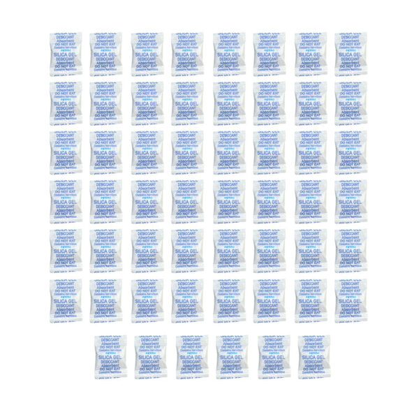 رطوبت گیر silica gel مدل RETIRO وزن 1 گرم بسته 54 عددی