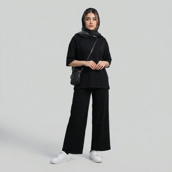 ست تی‌شرت آستین کوتاه و شلوار راحتی زنانه مادر مدل Liza