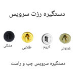 دستگیره در مدل R507  بسته 2 عددی
