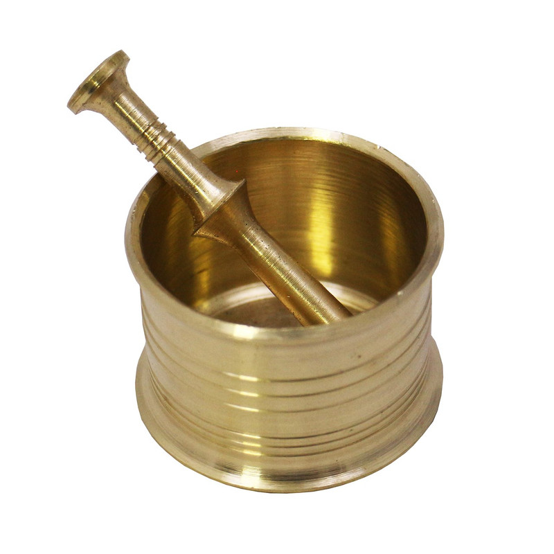 2523486 هاون برنجی مدل Gold