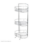 قفسه حمام شکیبا مدل H Corner Chrome 3