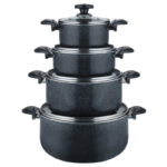 سرویس قابلمه و تابه گرانیتی 16 پارچه کلین مدل C16