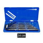 آچار آلن بلند ای زد دی مدل جعبه دار کد CR-V-9PCS مجموعه 9 عددی