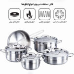 سرویس قابلمه 9 پارچه کرکماز مدل Alfa کد A1660
