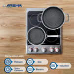 تابه استیل عرشیا مدل SS050-3165 سایز 24