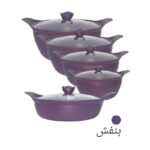 سرویس قابلمه و تابه چدنی 10 پارچه پارتینگ مدل NANO