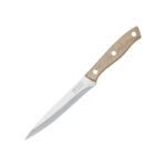 سرویس چاقو 13 پارچه با تیغه استیل و با دسته چوبی هپی کیچن مدل Stone Knife 13 به همراه استند