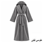 حوله پالتویی الماس مدل New Line سایز ۱۳۵ سانتی مناسب برای قد ۱۶۵ تا ۱۹۰ سانتی متر