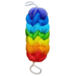 لیف حمام مدل کمری دوقلو طرح رنگین کمان کد KR97