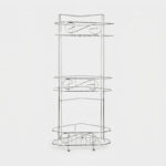 قفسه حمام شکیبا مدل H Corner Chrome 3