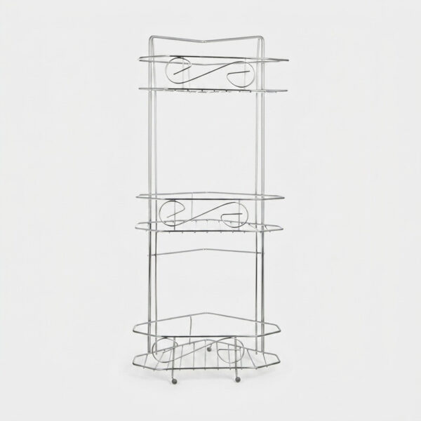 قفسه حمام شکیبا مدل H Corner Chrome 3